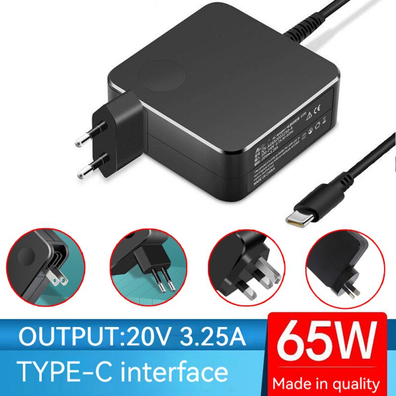 Applicable to Lenovo X380L390e490T480X390 laptop charger type-c65w power adapter