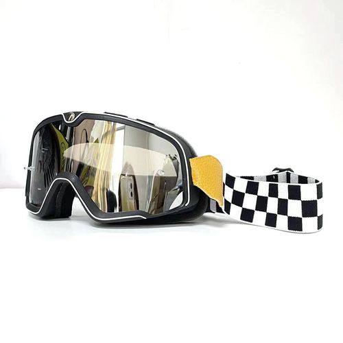 Retro helmet-style goggles for off-road motorcycles, windproof and dust-proof goggles