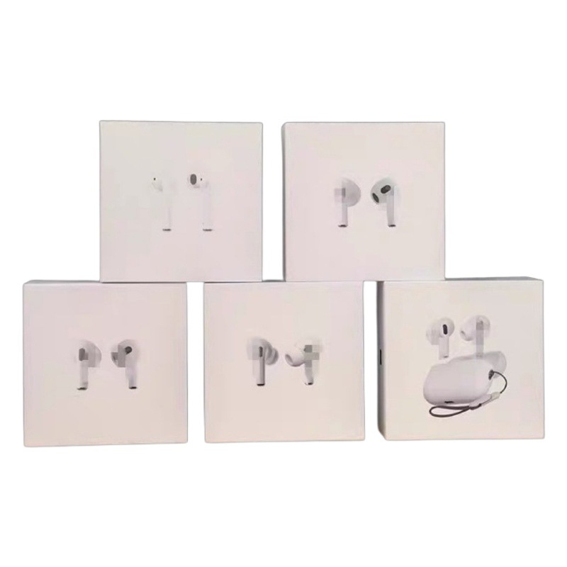 La fábrica tiene una versión neutral TWS de alta calidad. La pequeña caja blanca Auriculares Bluetooth inalámbricos binaurales con calidad de sonido sin pérdidas de 2/3/4/5 generación.