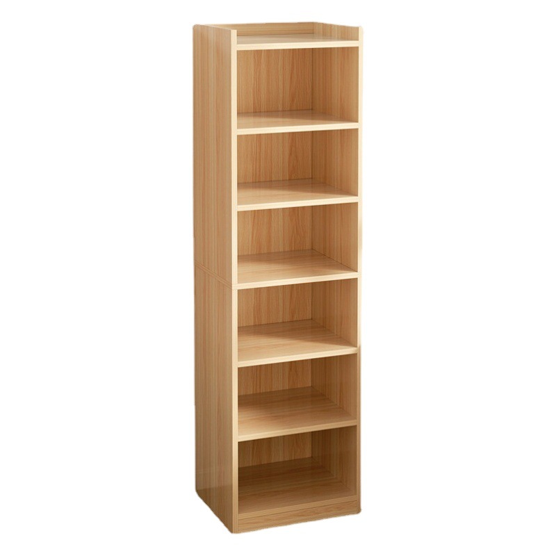 Estantería de estantería piso simple hogar de múltiples capas sala de estar armario de armario brecha estrecha pequeña estantería de almacenamiento de pared