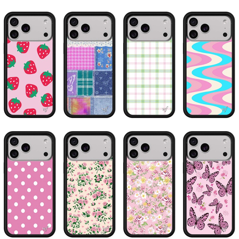 Wildflow Checkered Tablecloth Mobile Phone Case Suitable for Iphone17 Apple 16Promax/15Plus Protective Case