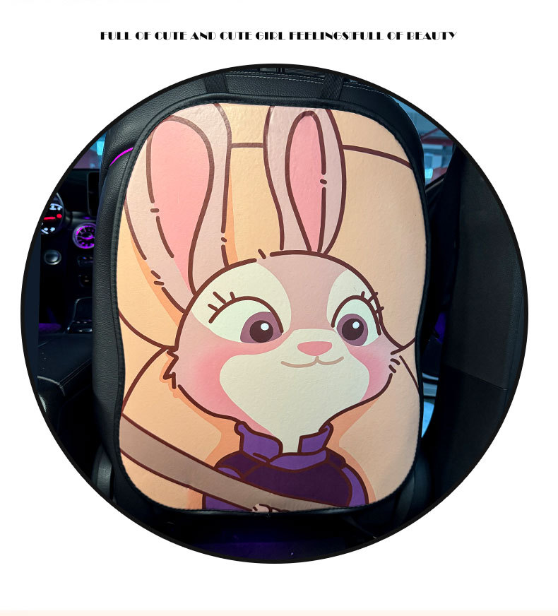 Zootopia Car Anti-Kick Pad Universal Rear Seat Backrest Anti-Dirt Protective Pad Car Rear Seat Protection Pad