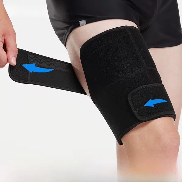 Thigh Protection Muscle Strage Inner Strap Sheath Protective Belt Sports Basketball Knee Knee Protective Men's Protective Warmer