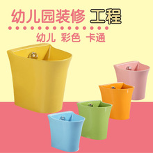 幼儿园儿童彩色拖布池儿童卡通幼教拖布盆陶瓷落地拖把池可爱迷你