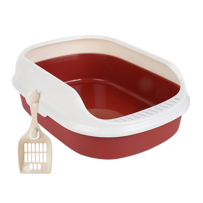 Caja de arena para gatos caja de arena para gatos semi cerrada caja de arena para gatos portátil caja de arena para gatos suministros para mascotas