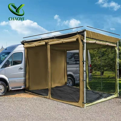 Outdoor Car Side Canopy, Avtomobil yan çətirləri - excluding-canopy-khaki-mesh-cloth-house-16x25-light-luxury-model