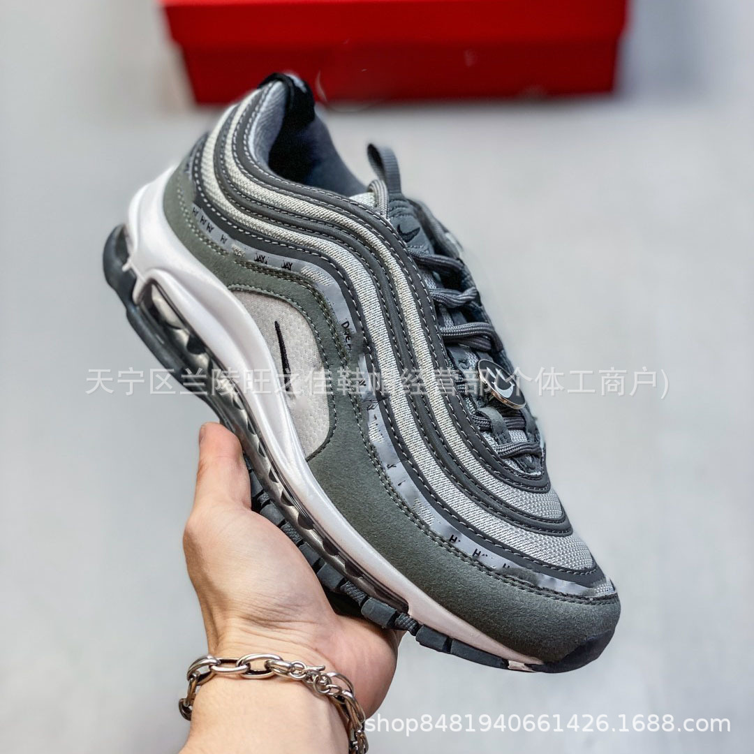 Putian zapatos transfronterizos al por mayor Air Max 97 pequeño gancho bala retro almohadilla de aire completo zapatillas deportivas casuales