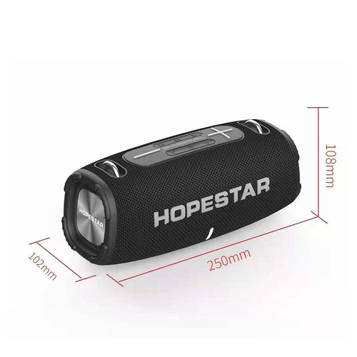 HOPESTA-H50 High-Power Wireless Bluetooth Speaker Outdoor Portable Drum Bag Card Receiver Subwoofer