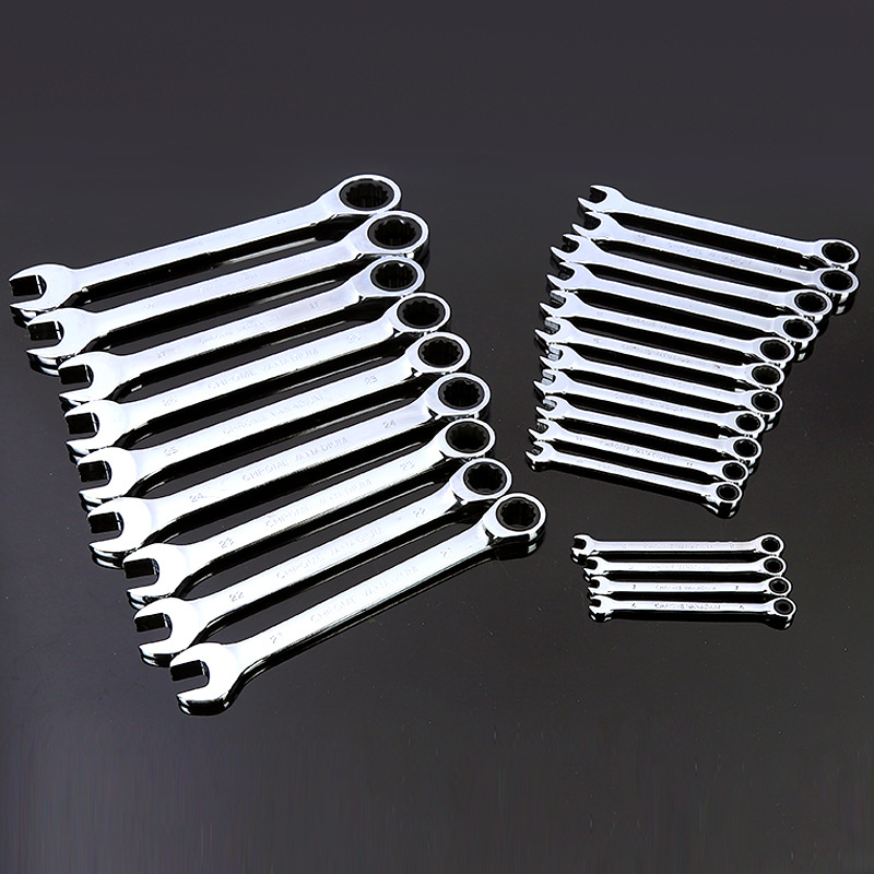 ✅批发6-32mm两用棘轮扳手汽修工具梅花开口呆扳手72齿快速棘轮扳