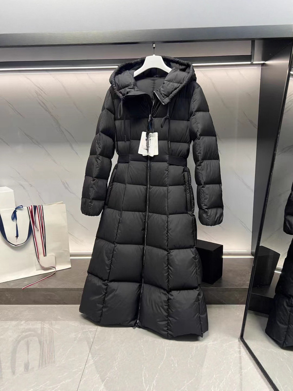 Faucon在逃公主蒙口羽绒服女款长款连帽外套纯色冬季新款|undefined