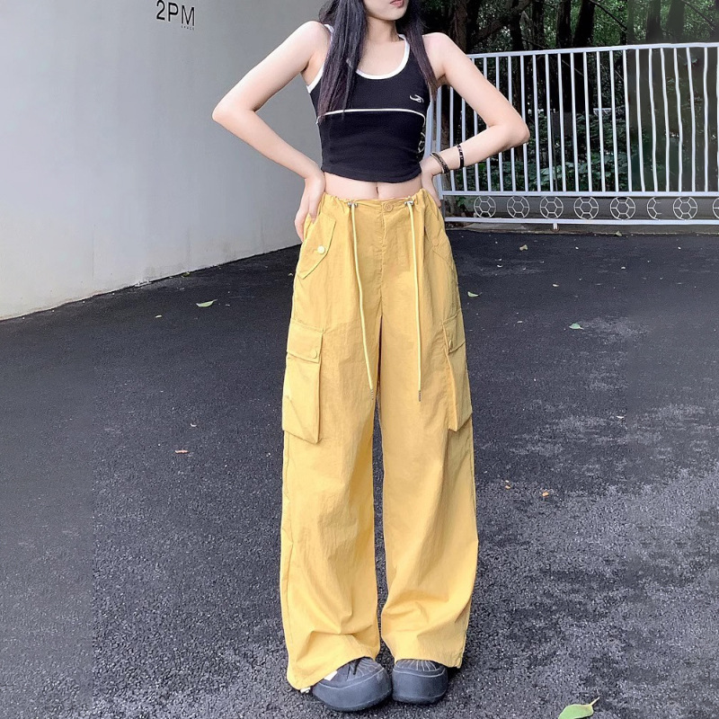 Dopamina color brillante casual pantalones deportivos de piernas para mujeres 2025 nuevo cintura alta delgada elástica pantalones de trabajo pantalones largos