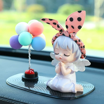 Car ornaments, Interior Decoration Supplies Creative Car - purple-anne-single-beam-macaron-water-drop-non-slip-mat