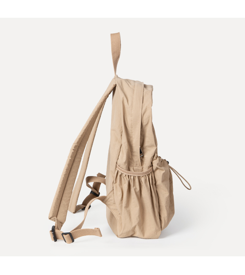 Koreanische Nische Instagram wasserdichter Nylongewebe-Rucksack mit Kordelzug für Damen, vielseitig, leicht, große Kapazität für Studenten_voghion.com