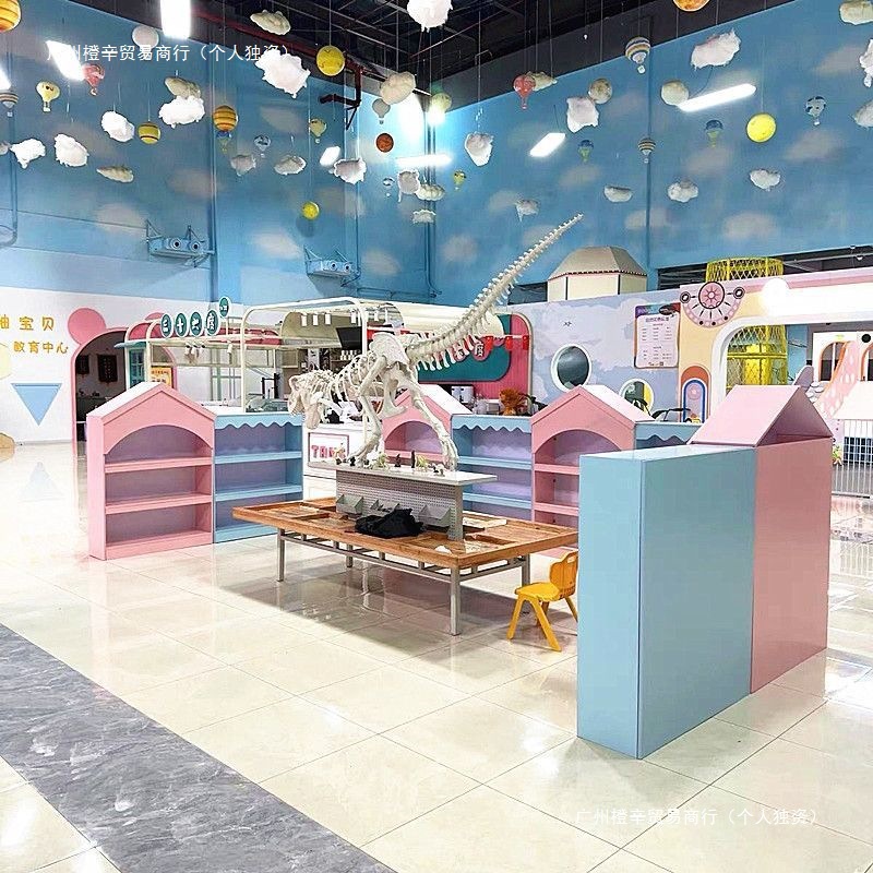 中岛手工玩具展柜奶粉母婴尿不湿货架展示柜展示架商场积木桌货柜