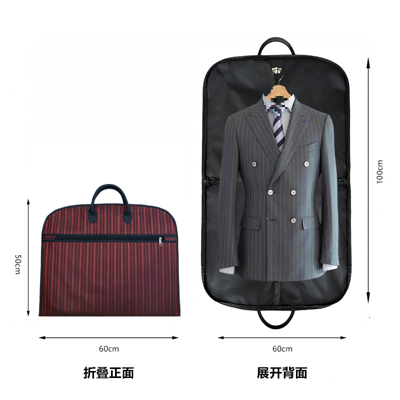 Oxford traje cubierta de polvo bolsa de almacenamiento bolsa de ropa traje personalizado cubierta de traje impermeable
