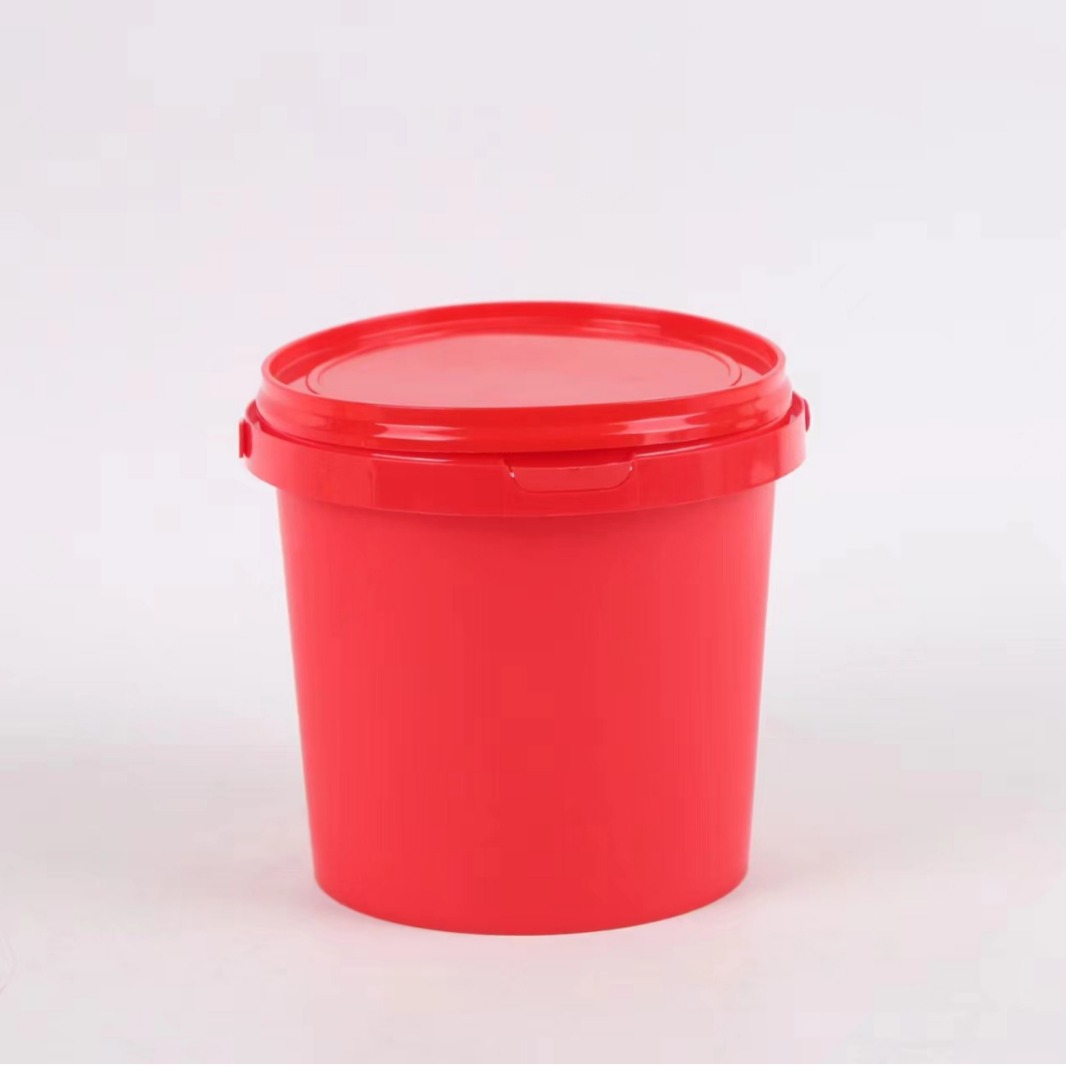 一次性塑料桶零食桶pp材质加厚带盖外卖打包奶茶桶可手提收纳桶