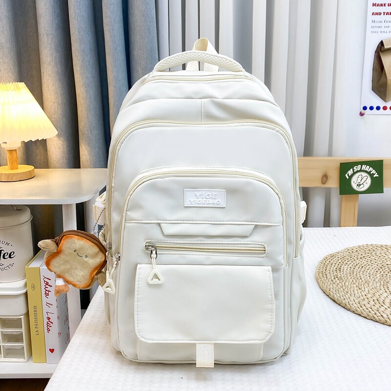 見た目の良い日本の中学生の大容量ランドセル、女子高校生、ニッチなバックパック、シンプルで多用途なコンピューターバック|undefined
