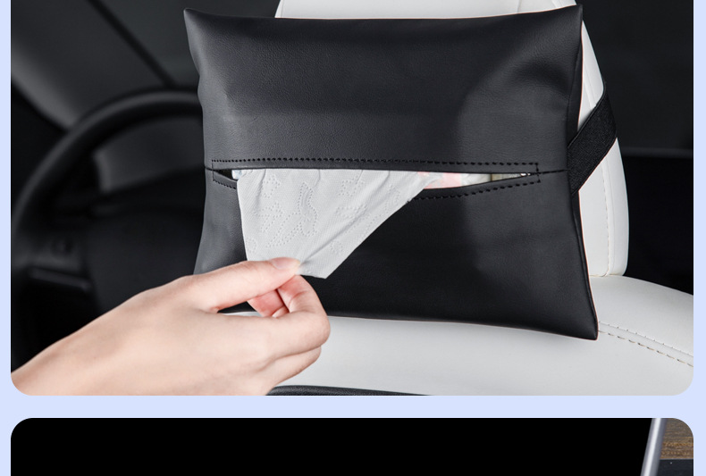 Suitable for the New Tesla Updated Version Model 3Y Car Tissue Box Hidden Tissue Holder Hanging-Style Modification Accessories