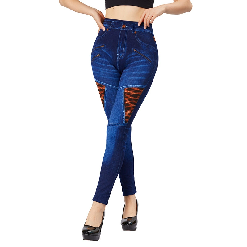 Демисезонные джинсовые леггинсы, эластичные брюки, AliExpress, плотно облегающие