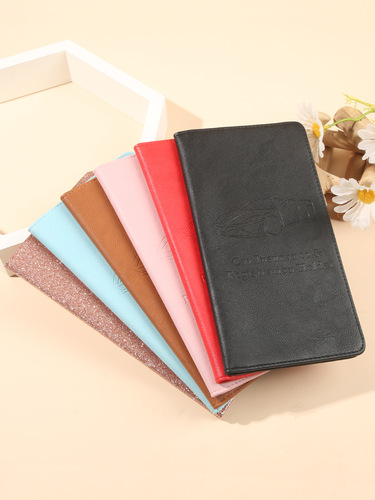 Passport Holder Large Capacity Anti-theft Waterproof Driving License PVC Case Card Holder Document Organizer Passport Bag