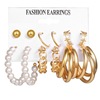 Metal retro earrings, fashionable advanced set, suitable for import, European style, high-quality style, wholesale