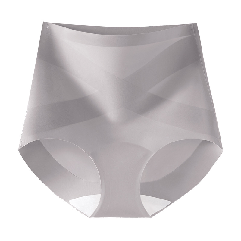 Ropa interior de cintura alta y abdomen entrepierna antibacteriana mujer 2025 nuevo estilo levantamiento de cadera fuerte barriga pequeña ropa interior de mujer sin costuras