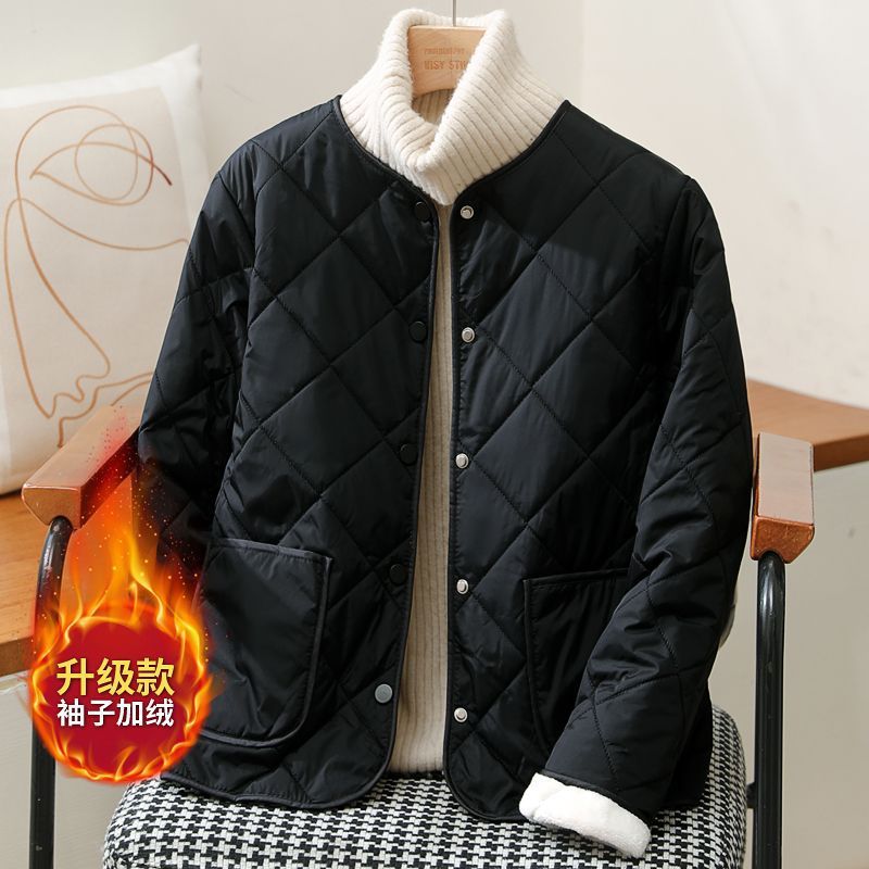 学生内穿加绒加厚内胆棉衣女短款夹棉小棉袄冬季校服棉服外套潮流