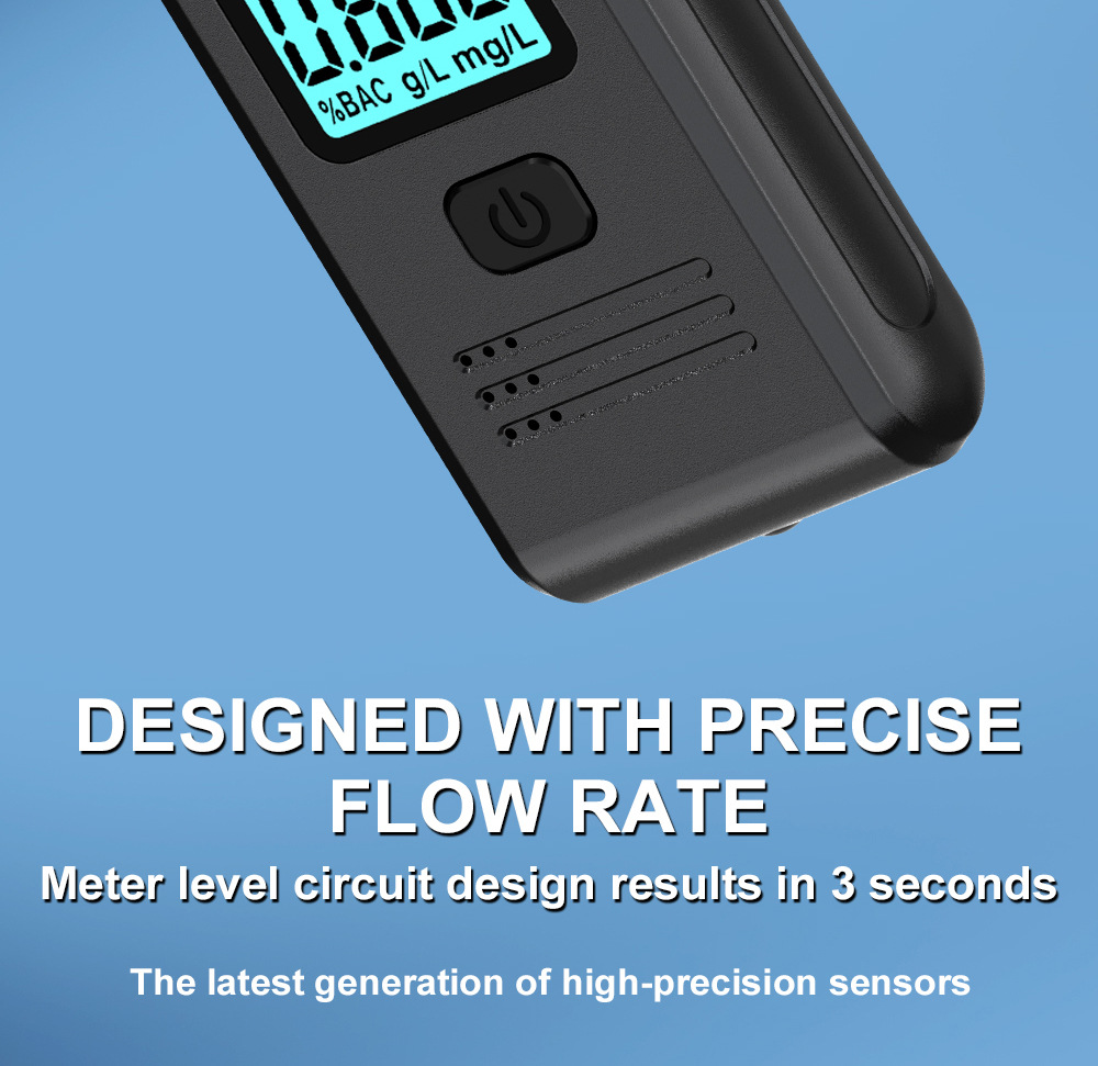 New Alcohol Tester Portable S+ Drunk Driving Special Alcohol Tester Home Air-Blown Personal Wine Tester