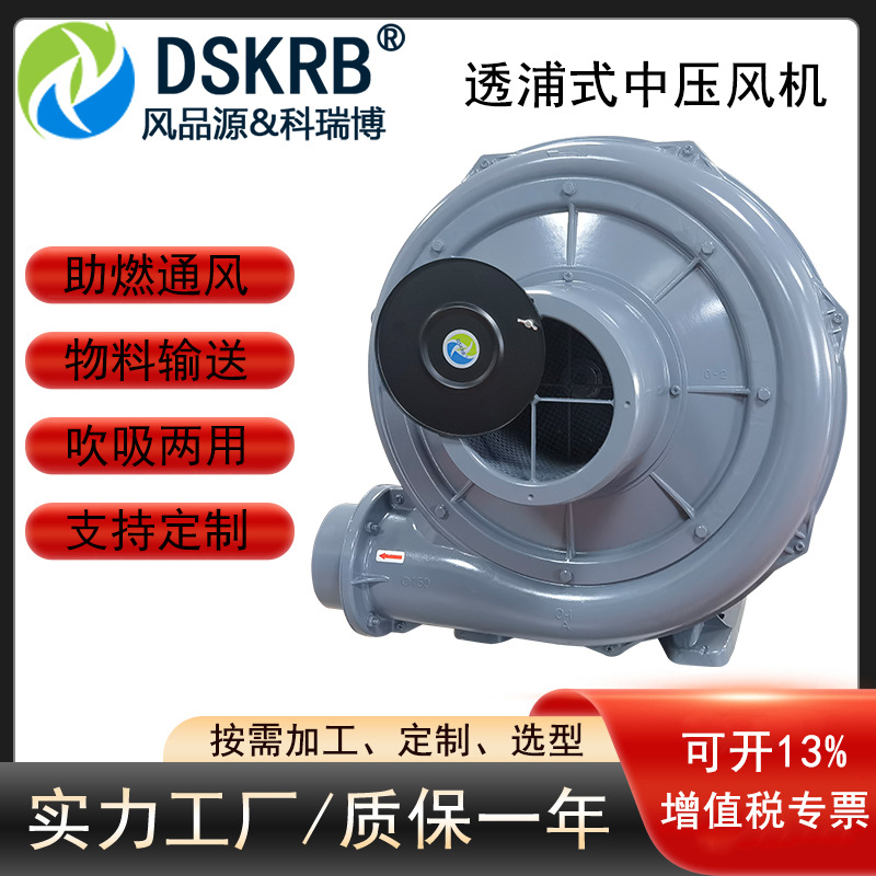 CX-150A 4KW中压风机 CX-150A 3.7KW透浦式中压鼓风机 吸尘鼓风机