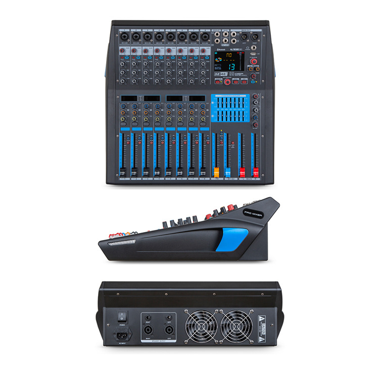 MV系列批发专业带功放调音台内置99种DSP适用KTV录音室专业调音台