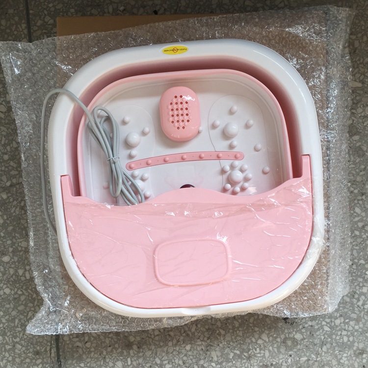 Baño de pies de masaje eléctrico de cubo de remojo plegable transfronterizo calentamiento automático automático baño de pies termostático portátil