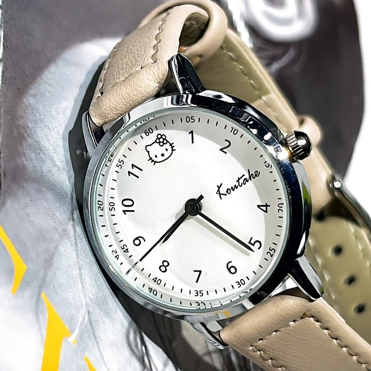 Campus Style New Exam Watch for Female Junior and High School Students Simple Forest Style Waterproof Korean Style College Style Watch