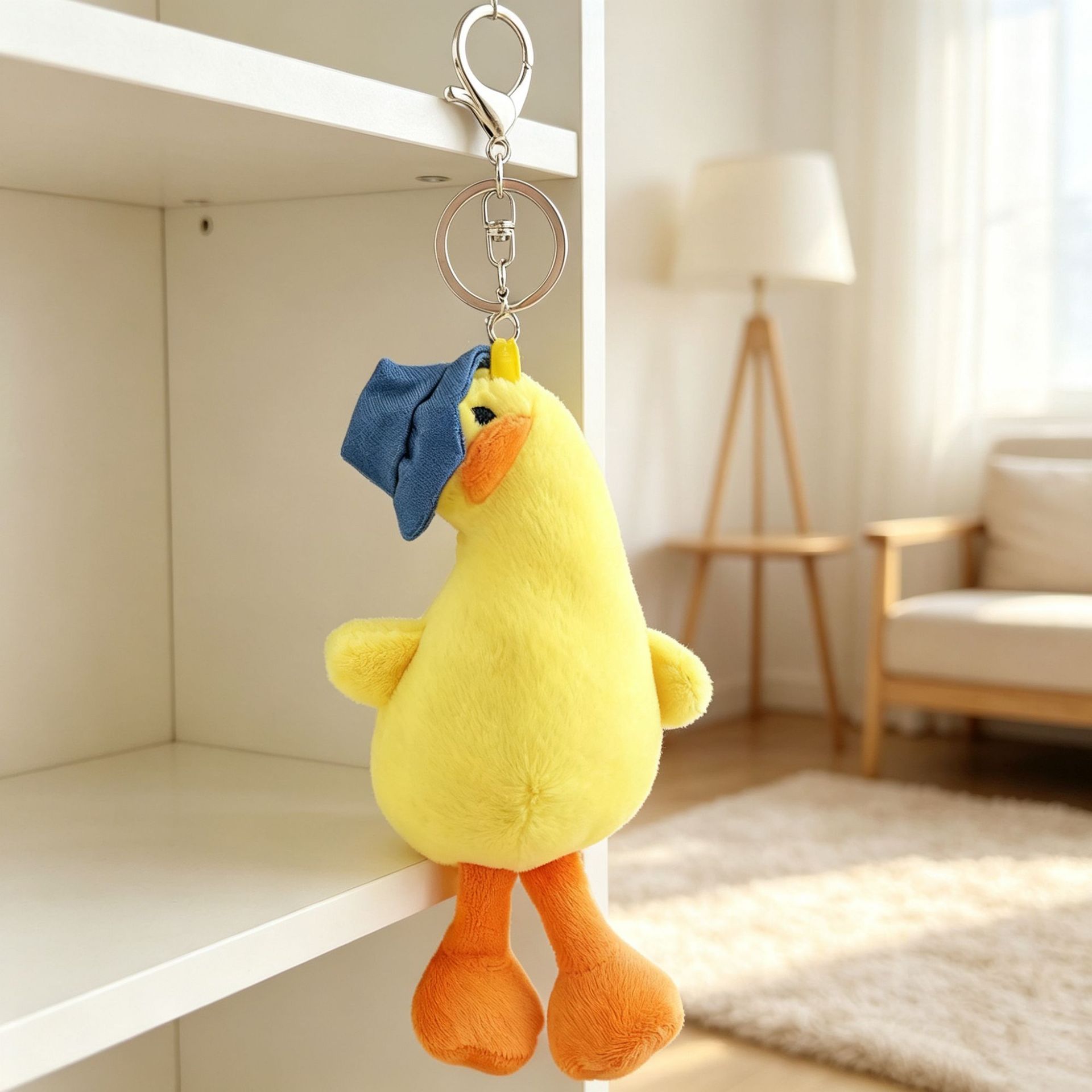 Lindo pollo de peluche bolsa colgante decoración colgante de felpa muñeca Regalo de Cumpleaños muñeca de peluche al por mayor