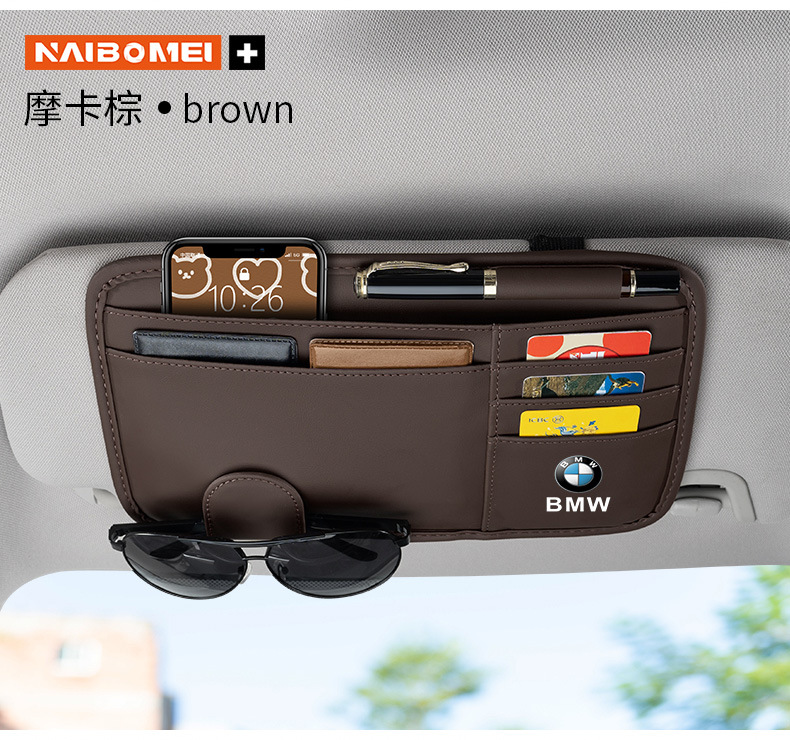 Suitable for Geely Xingyue Binyue Emgrand Borui Geometric Icon Car Bill Holder Car Sun Visor Glasses Holder