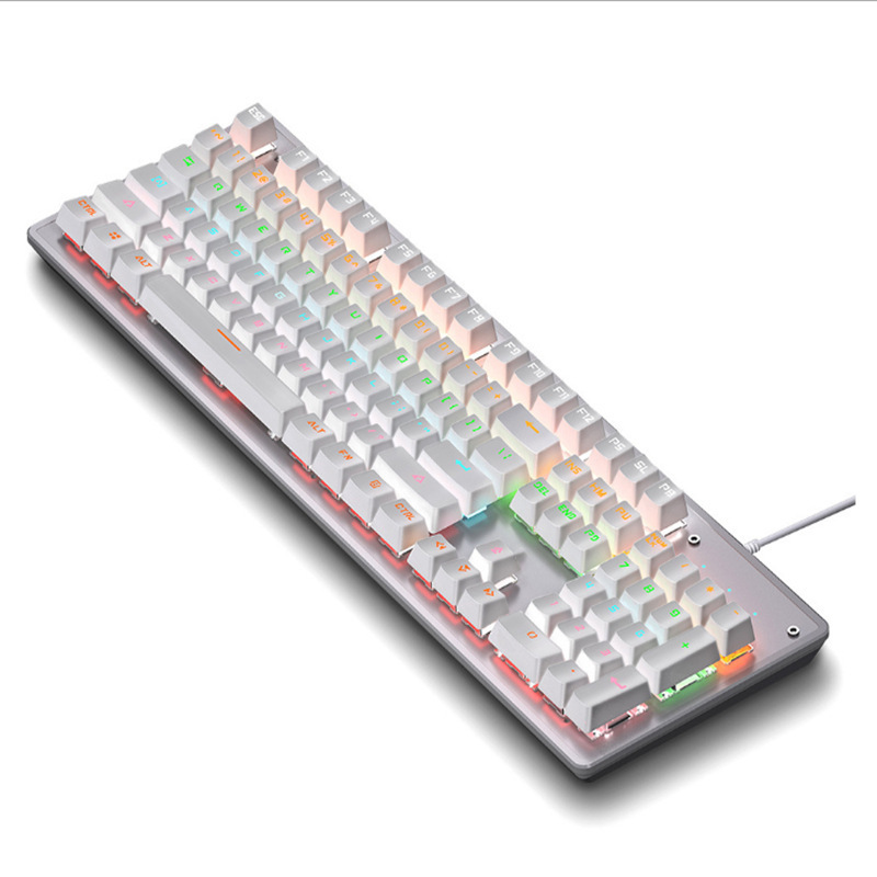 Cross-Border Luminous Led Mechanical Keyboard Wired Gaming E-Sports Keyboard Computer Notebook Keyboard Can Be Shipped in One Piece