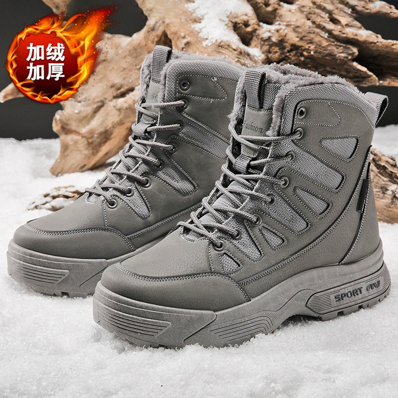 Мужские зимние ботинки (Martens), тёплая подкладка, английский стиль