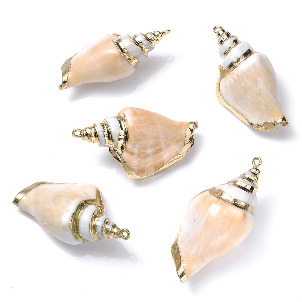 5 PCS/Package Shell Conch Shell Pendant display picture 4