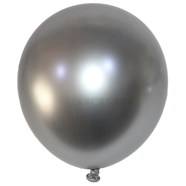 Matte black white golden balloon