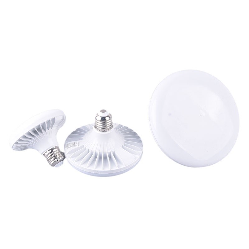 Lámpara de platillo volador de plástico LED Lámpara de platillo volador superbrillante E27 tornillo espiral de alto brillo iluminación de alta potencia bombilla de ahorro de energía