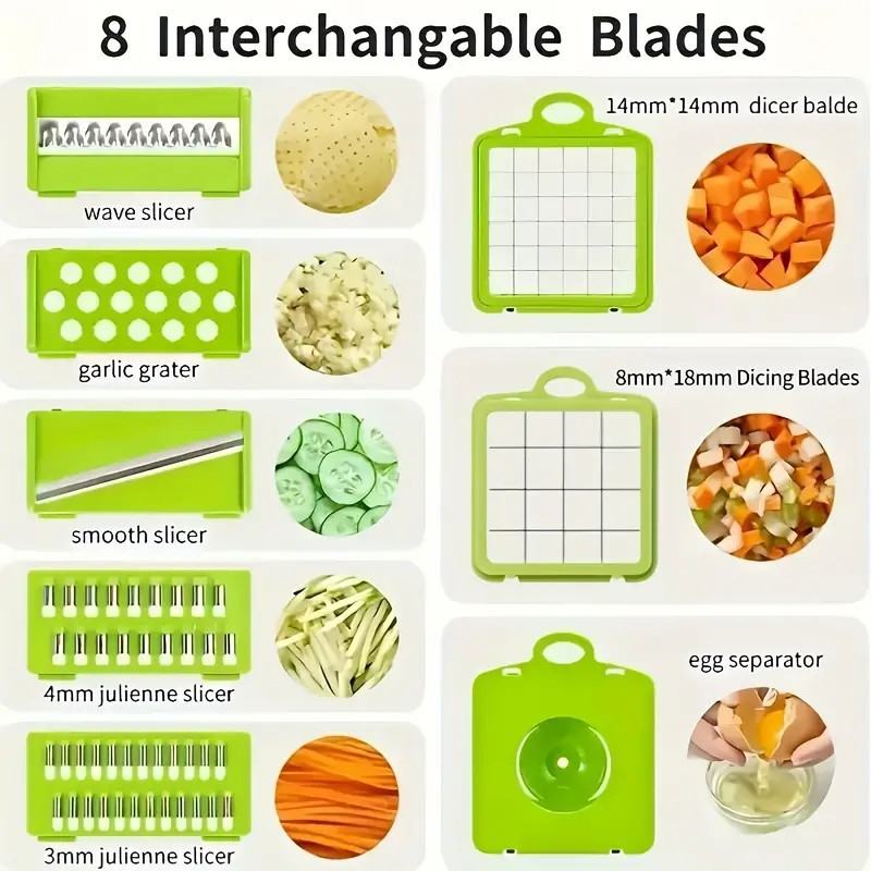 Cocina multifuncional cortador de verduras cortador de seda transfronterizo limpiador de seda doméstico al por mayor raspador de seda cortador de verduras artefacto mágico