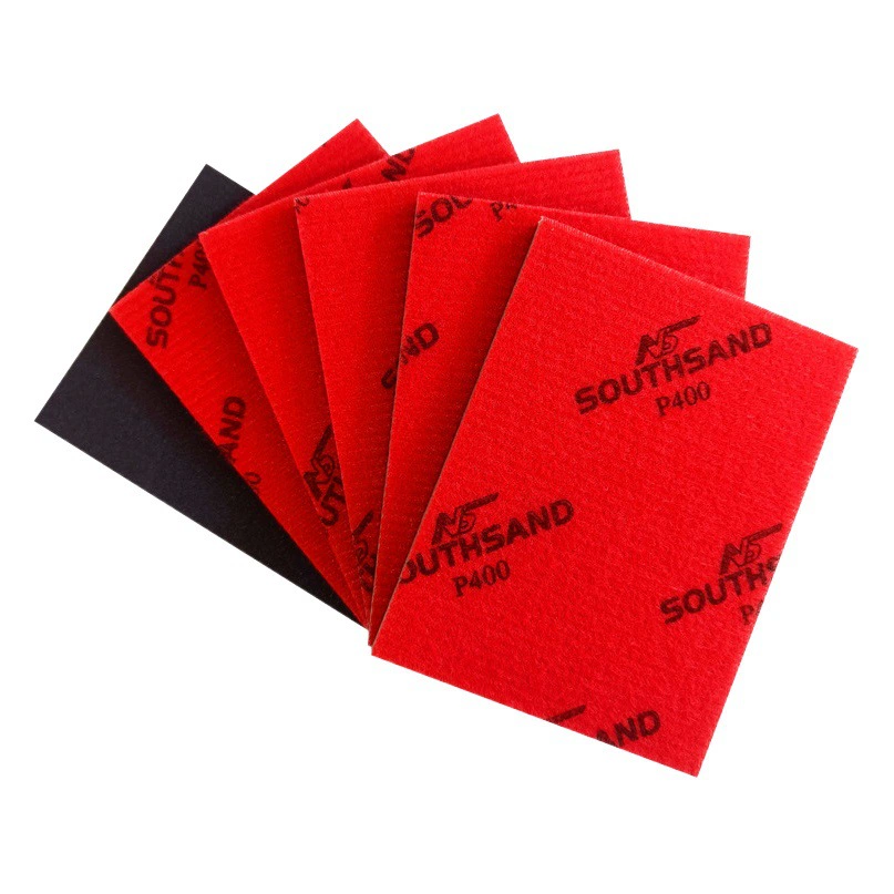 Квадратная губчатая наждачная бумага для влажной и сухой шлифовки, наждачная бумага для полировки автомобильных поверхностей, губчатый шлифовальный блок для полировки деревянной мебели оптом