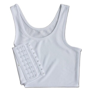 2020 Amazon Hot Selling Explosions Three-Row Hook tomboy Short Girdle Healthy Shaping T-shirt Girdle Vest