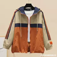 Экстра-леновая весна осень тренч, худи, куртка, большой размер, oversize, корейский стиль
