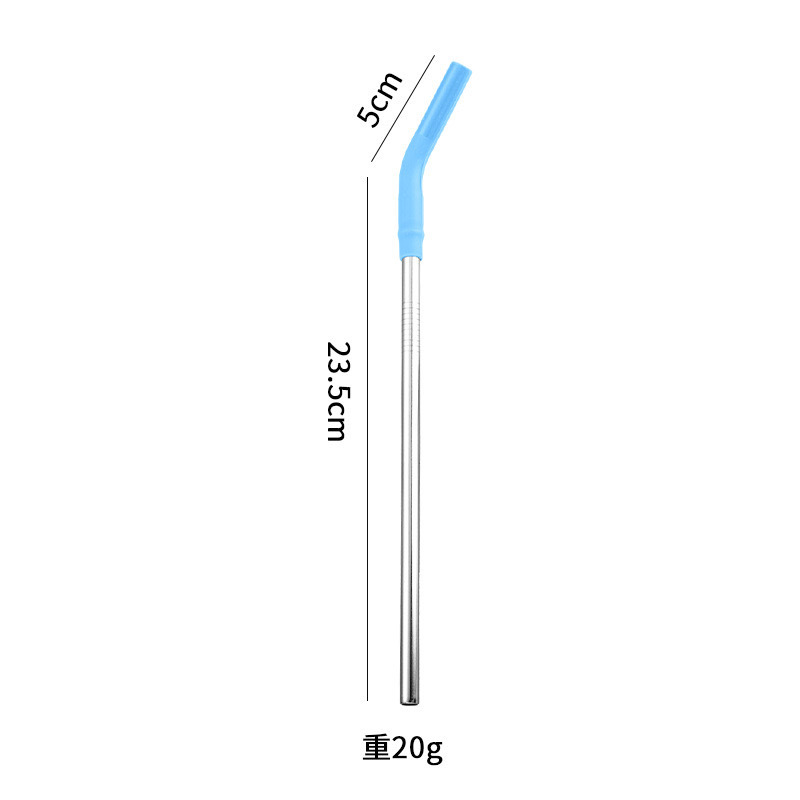 FUENTE fabricante 304 de acero inoxidable taza del coche paja boca de silicona 8mm anti-scald paja cubierta protectora de silicona TAPA DE PAJA
