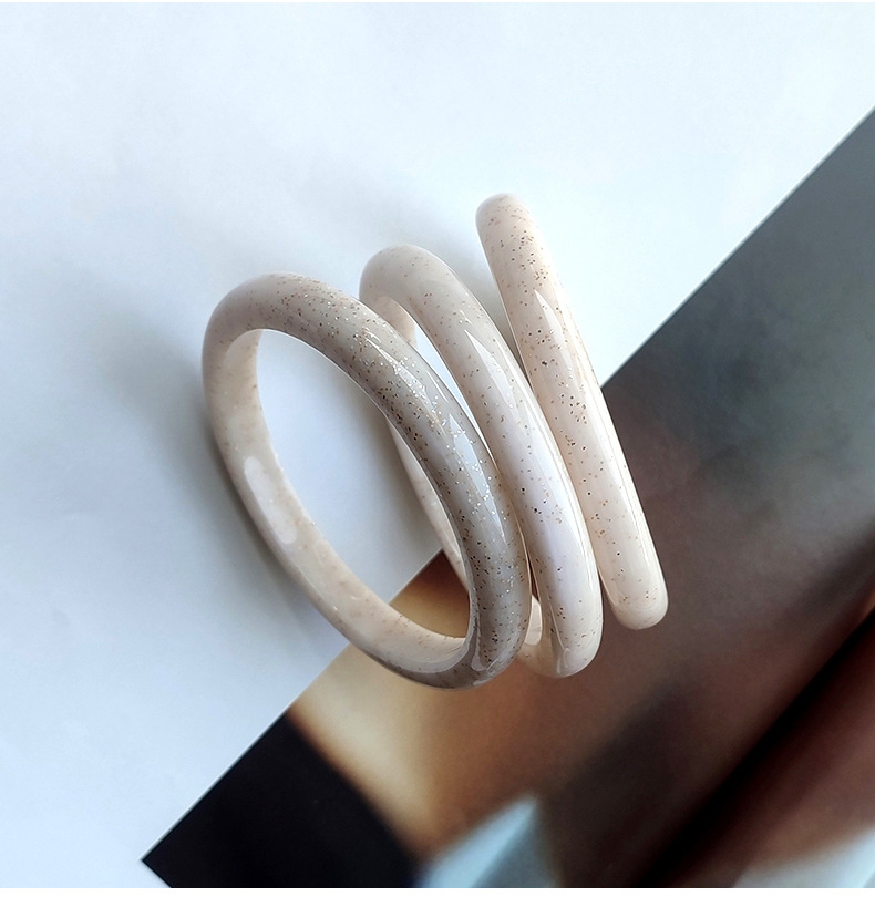 Women'S Gender Simple Style Style Simple Style Geometric Arylic Bangles Wholesale