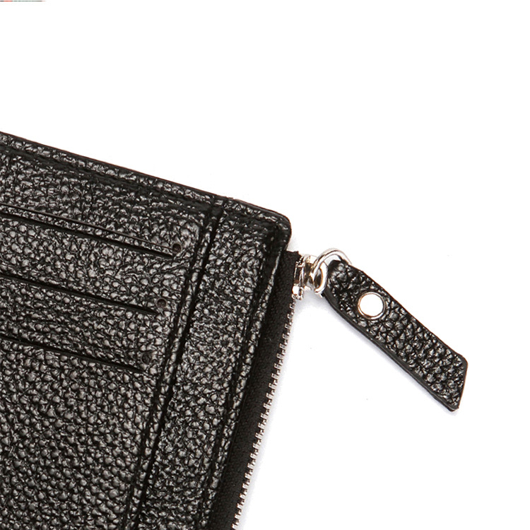 Men's Solid Color Pu Leather Zipper Wallets display picture 3