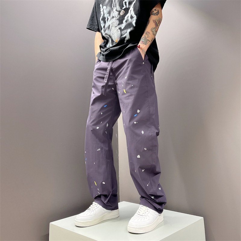 Herren Jeans Im Loose Fit High Street Stil Robuste Freizeithose_voghion.com