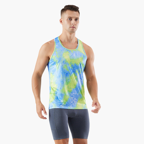 Racing Running Quick-Dry Tank Top Breathable Sweat-Wicking Spring Summer Men Women Marathon Training Top Sleeveless Quick-Dry Shirt