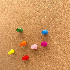 Wholesale 444Z Ins Wood Color Letter P shaped Tacks Soft Board Felt Photo Wall Decoration Kindergarten Push Pins