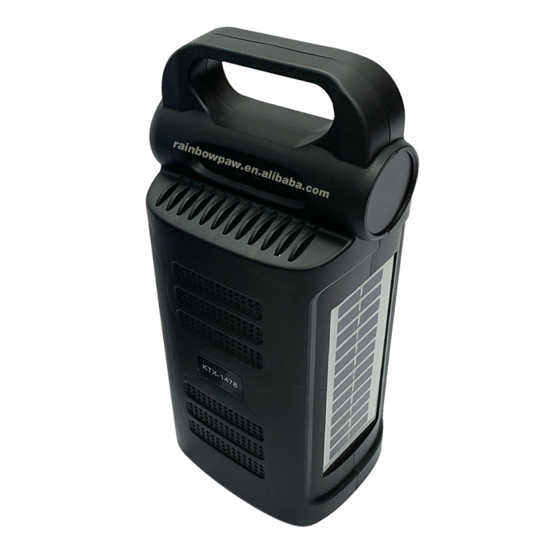 KTS KTX-1478 altavoz Bluetooth portátil de 3 pulgadas con linterna y luz de emergencia, uso al aire libre